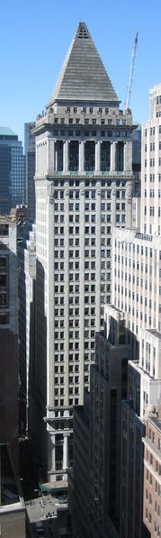 Bankers Trust Company Building, a landmark office tower at 14 Wall Street, Class A office space.