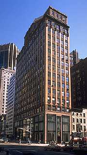 The Madison Belmont Building, an Art Deco building situated at 183 Madison Avenue, Manhattan.
