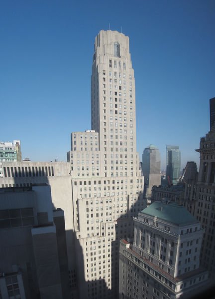 The Bank of New York Building at 48 Wall Street, a NYC Art Deco tower providing office space.