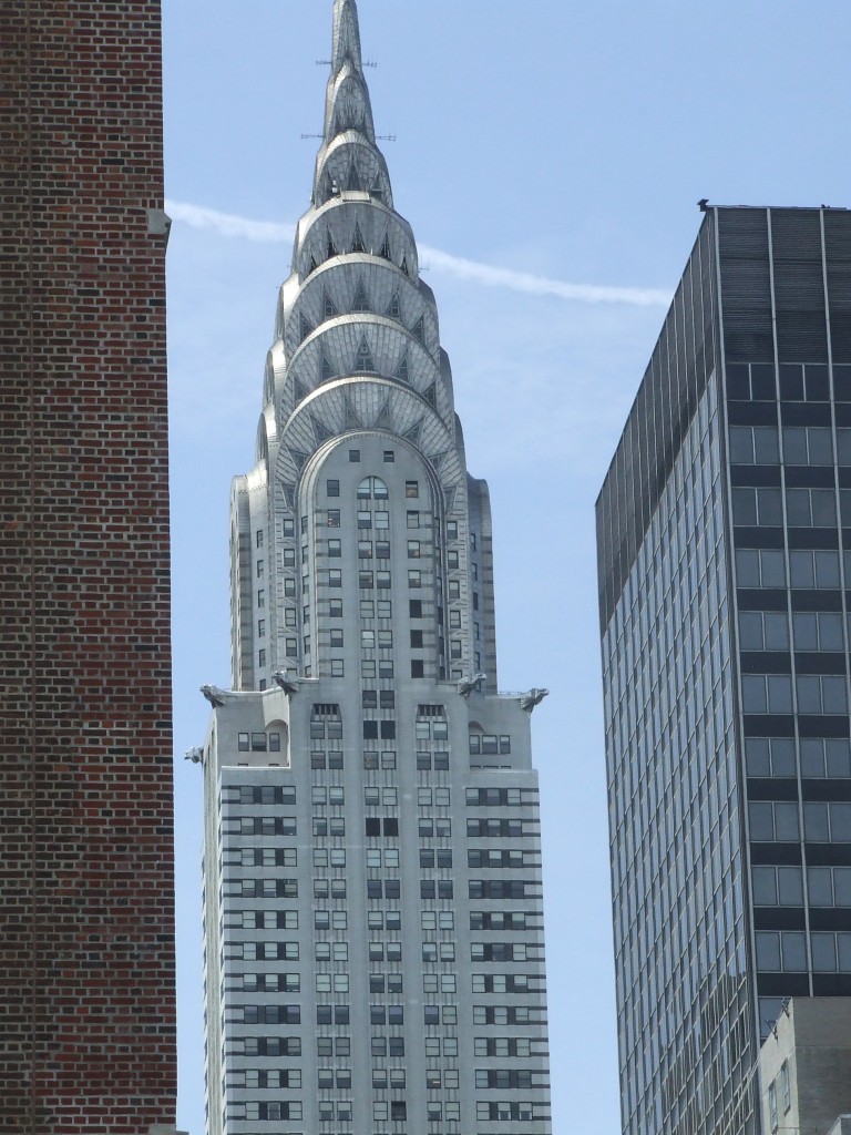 The Chrysler Building, iconic landmark office building situated at 405 Lexington Ave, NYC.