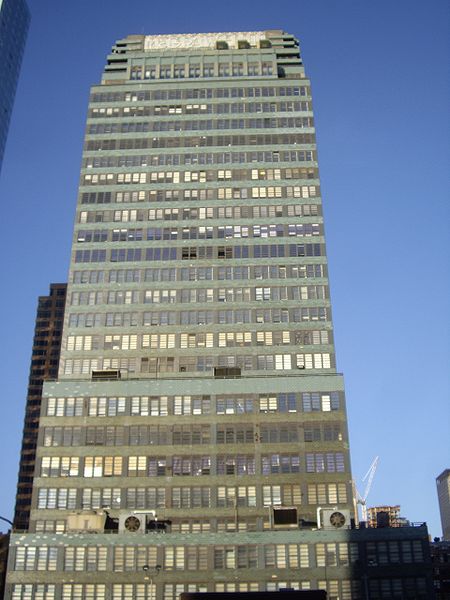 Deco Tower, a mixed-use Class A office building situated at 330 West 42nd Street, Manhattan.