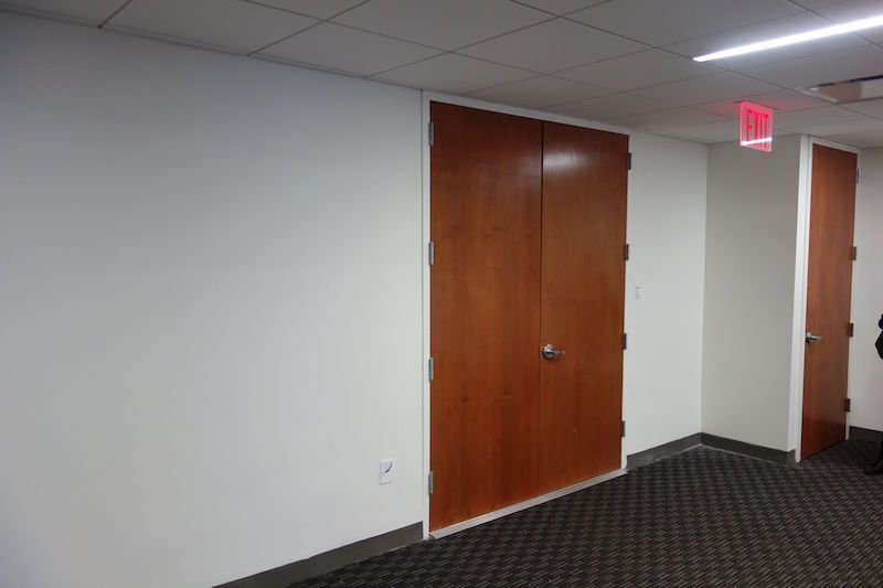 Carpeted Office Space for lease on West 44th Street, perfect for law and accounting firms.