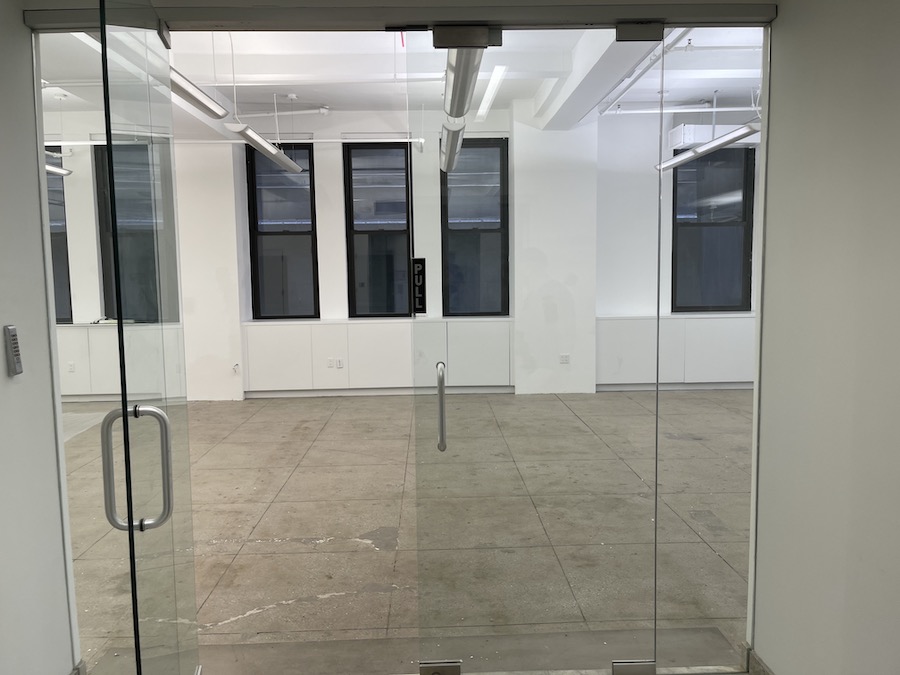 37 West 39th Street Office Space - Glass Doorway