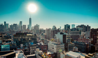 SOHO skyline view with Microsoft's new 63,000 sq ft office.