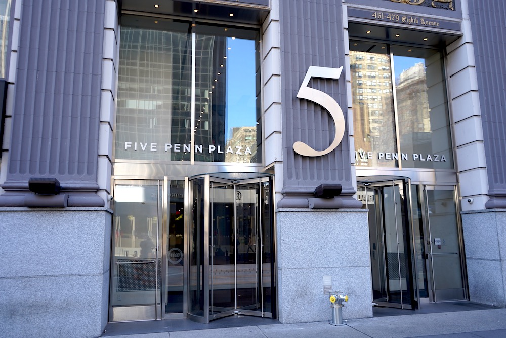 5 Penn Plaza, Class A office space rentals near Penn Station in New York City