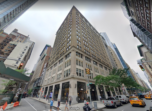 Office building at 136 Madison Avenue, located in close proximity to the Empire State Building.