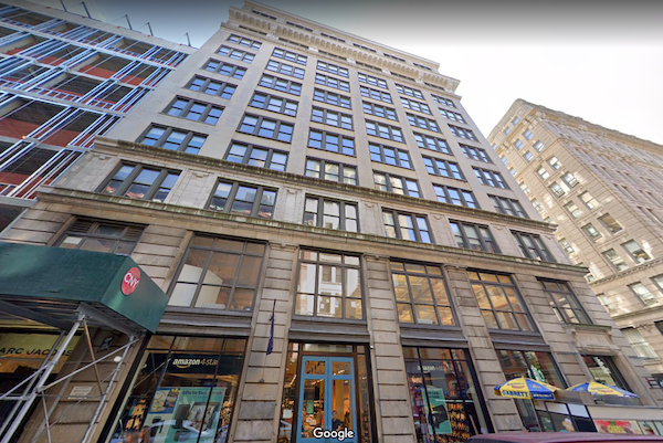 Historic office building located at 72 Spring Street, providing loft-style office space in NYC.