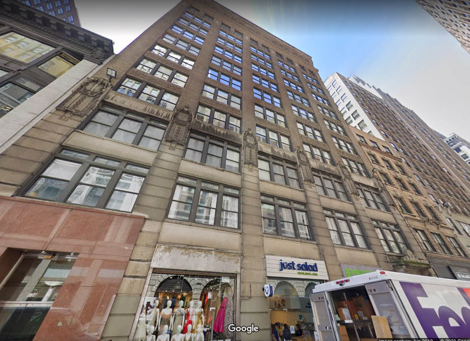 142 West 37th Street Office and Showroom space for lease.