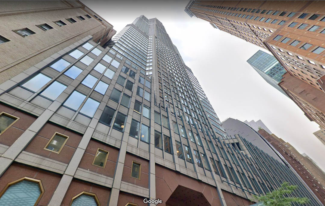 156 West 56th Street, also known as The CitySpire Tower. Midtown Manhattan Office Space