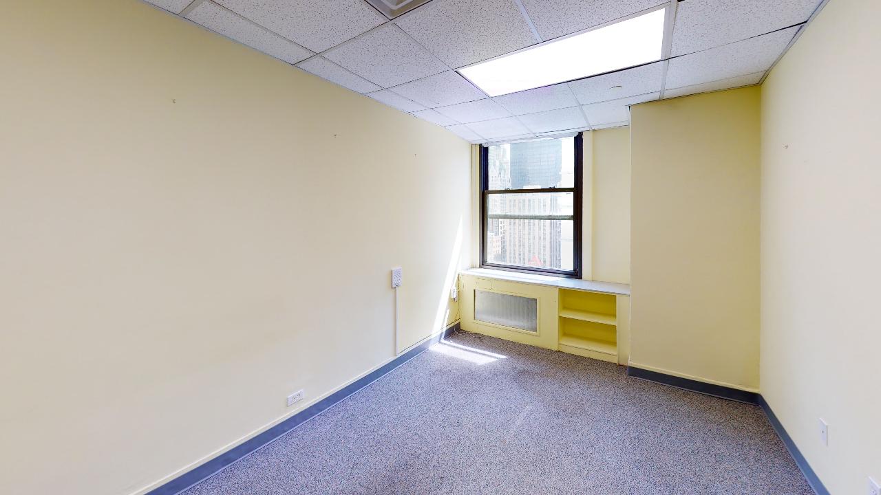 225 Broadway Office Space - Private Office Room with Large Window