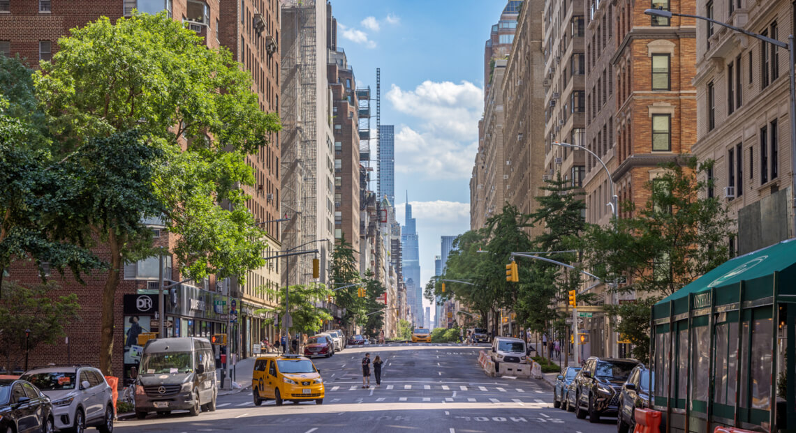 Madison Avenue view in Manhattan, showcasing NYC's evolving retail real estate scene.