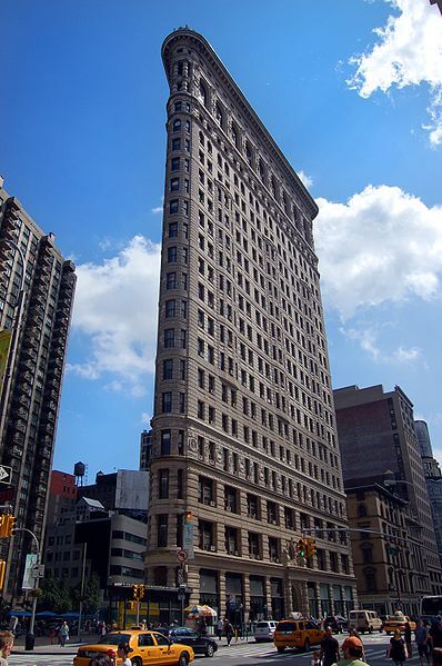 The Flatiron Building is the most famous office real estate in Midtown South