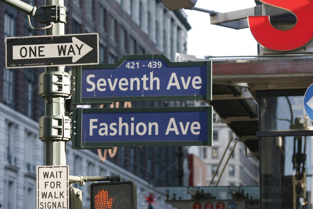 Seventh & Fashion Avenue intersection, Garment District, Midtown Manhattan